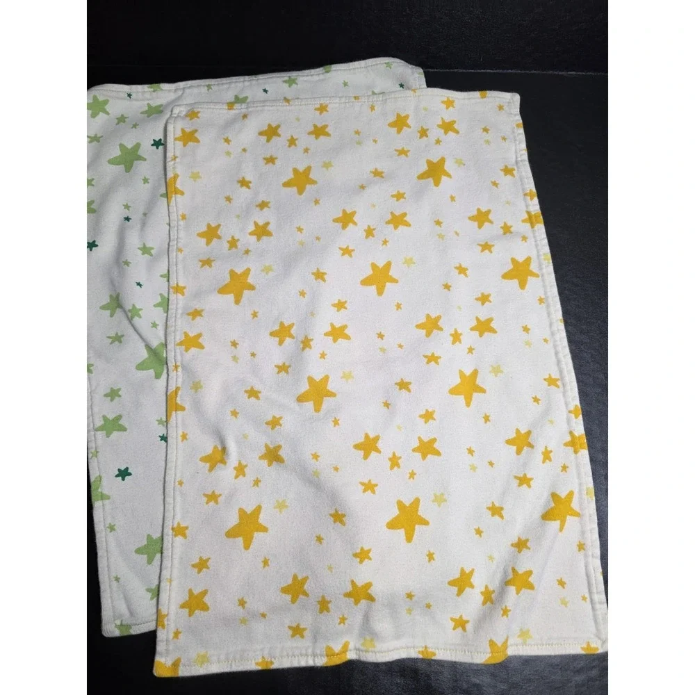 Moon and Back Hanna Andersson Burp Cloths Set Of 5 Organic Cotton Lovey Blankets